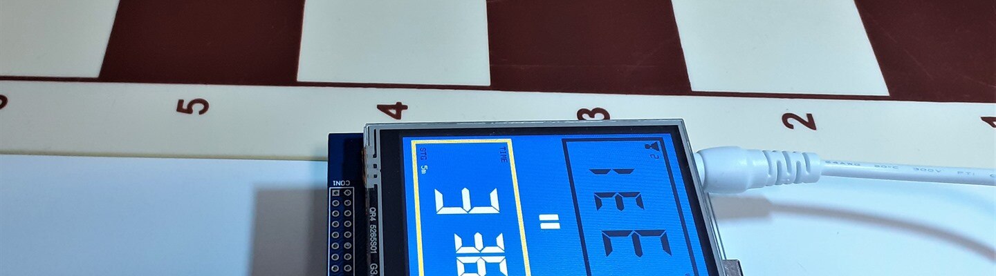 Arduino UNO Digital Chess Clock