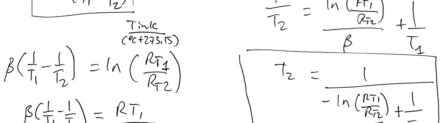 Blog #3: Characterising Thermistors – A Quick Primer, Beta Value & Steinhart-Hart Coefficients